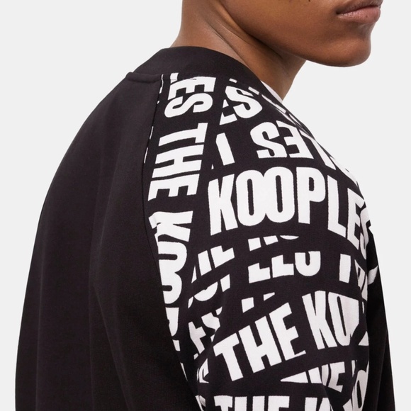 NWT | The Kooples | Long Sleeve Zip Front Bomber Jacket | Logo Tape Print - Picture 3 of 9